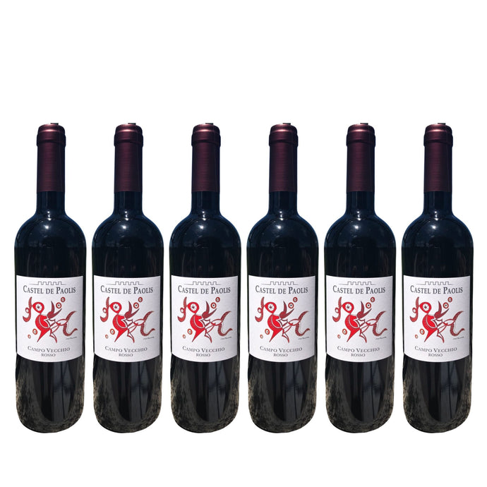 2017 Castel de Paolis Campo Vecchio Rosso Six Pack